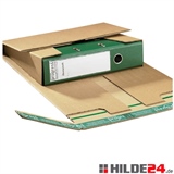 Ordnerversandverpackung mit seitlichen Sicherheitslaschen | HILDE24 GmbH